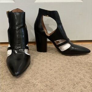 Vince Camuto Signature caged boot.